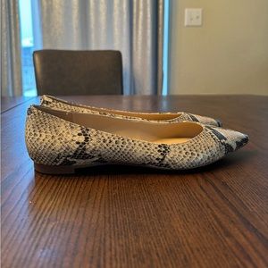 Sam Edelman Women’s Snake Print Flats